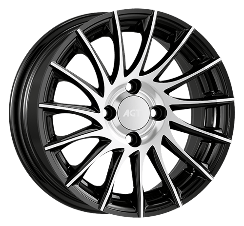 5.5X14" PCD 4X100 FD Wheels 403 ET35  67.1 mm BLACK DIAMOND