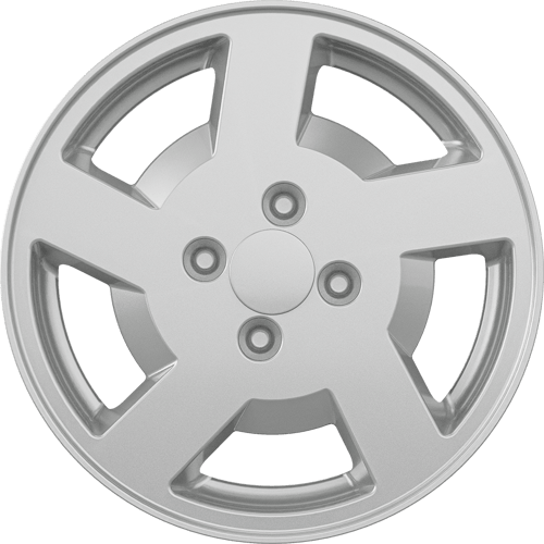 5.5X14" PCD4X98 AGT Wheels 14186 ET34 Full Silver 58.6 mm