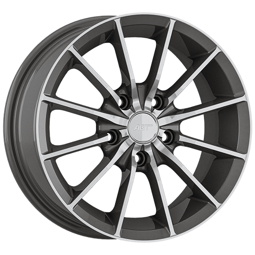 6.0X14" PCD 4X100 AGT Wheels 14004 ET35 67.10 mm TITAN DIAMOND