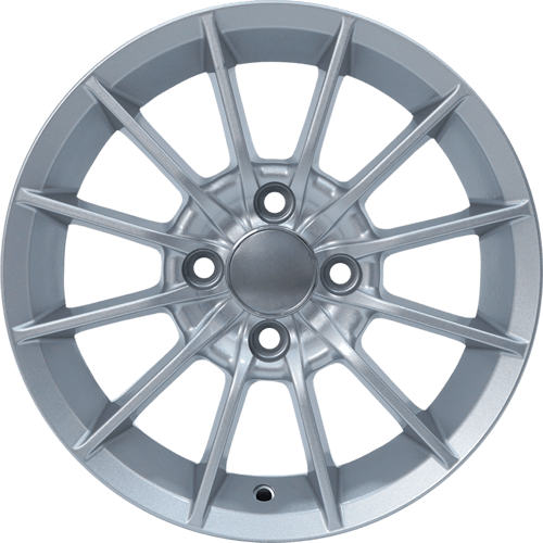 6.0X14" PCD 4X100 AGT Wheels 404  ET35 56.7 mm Full Silver