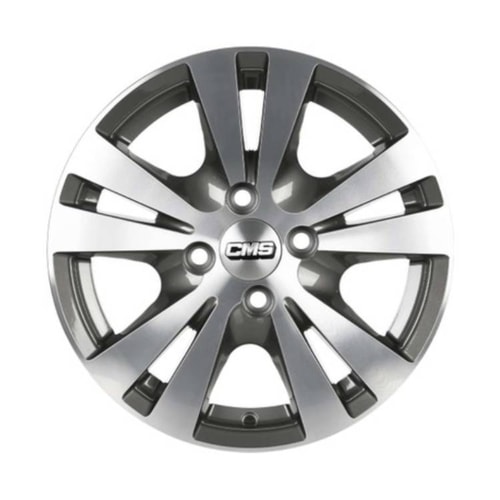 6.0X14" PCD 4X100 CMS 458 ET37 67.2 mm DIAMOND TITAN GLOSS