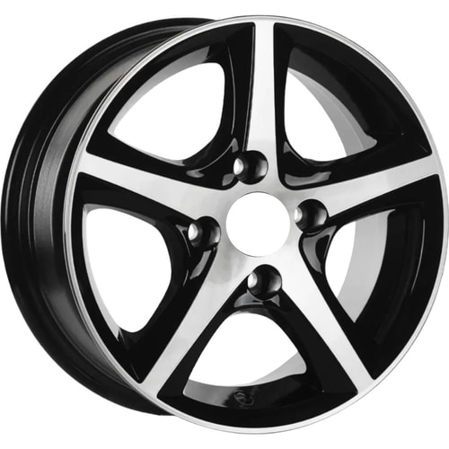 6.0X14" PCD 4X100 CMS 559 ET35 67.2 mm BLACK DIAMOND GLOSS