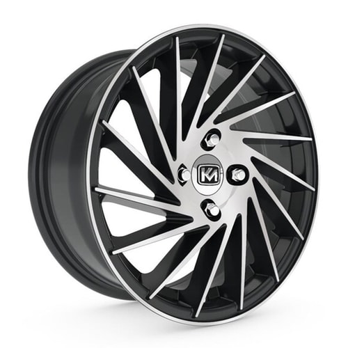 6.0X14" PCD 4X100 Kormetal  KM-824 BLACK DIAMOND ET35 67.2 mm