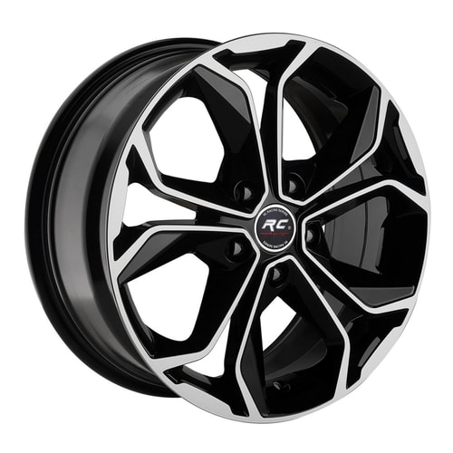 6.0X14" PCD 4X100 RC RC-265 BLACK FINISH ET35 67.1 mm