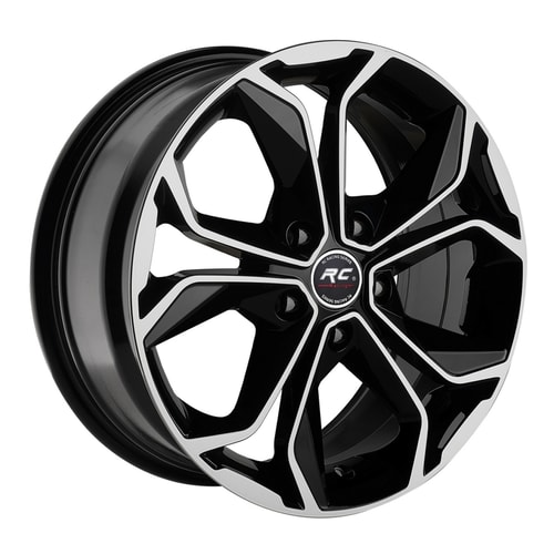 6.0X14" PCD 4X100 RC RC-265 BLACK FINISH ET35 67.1 mm