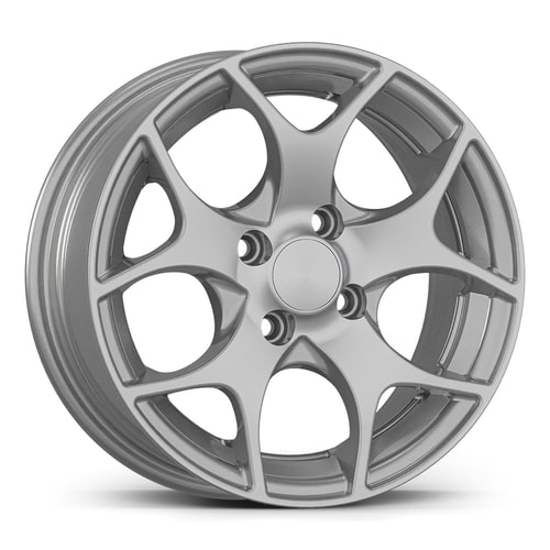 6.0X14" PCD 4X108 AGT Wheels 14019 67.10 mm Silver Diamond
