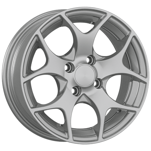 6.0X14" PCD 4X108 AGT Wheels 14019 67.10 mm Silver Diamond