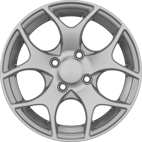 6.0X14" PCD 4X108 AGT Wheels 14019 67.10 mm Silver Diamond