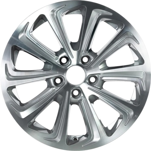 6.0X14" PCD 4X108 EMR Wheels EMR-G690-08 ET25 Silver Diamond  65.1 mm