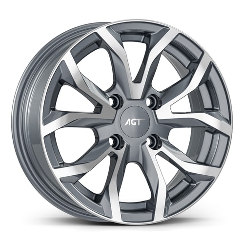 6.0X14" PCD4X108 AGT Wheels 434 ET25 GD 67.1 mm