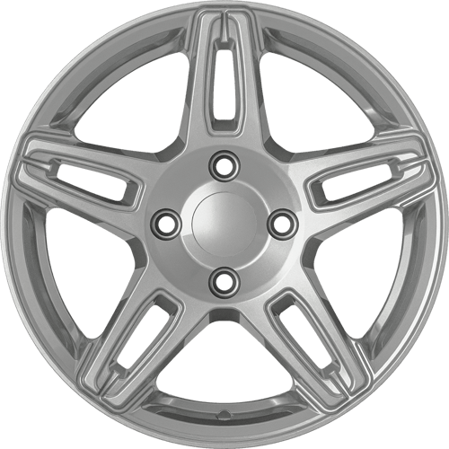 6.0X15" PCD 4X100 AGT Wheels 15281 ET35 67.10 mm Full Silver