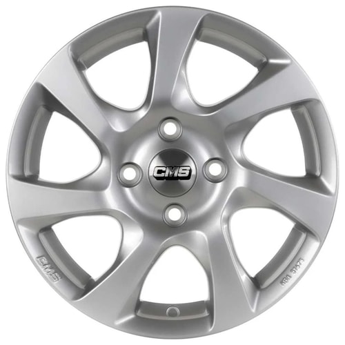 6.0X15" PCD 4X100 CMS 1059 ET50 67.20 mm Silver