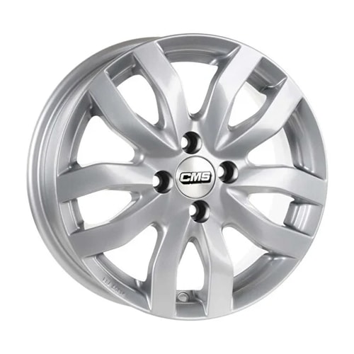 6.0X15" PCD 4X100 CMS 985 ET40 67.2 mm SILVER RACING