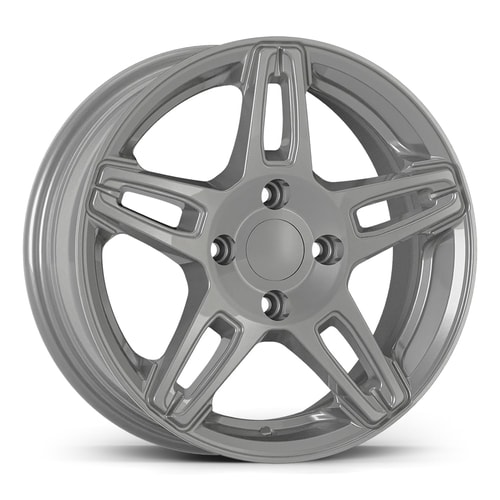 6.0X15" PCD 4X105 AGT Wheels 15281 ET35 63.40 mm Full Silver
