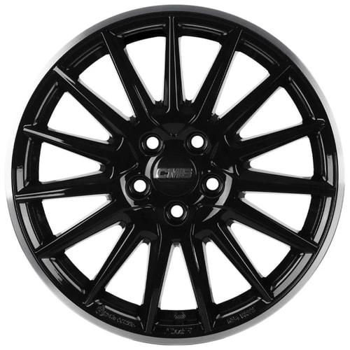 6.0X15" PCD 4X98 CMS 1264 ET40 58.10 mm Diamond Rim Black Gloss