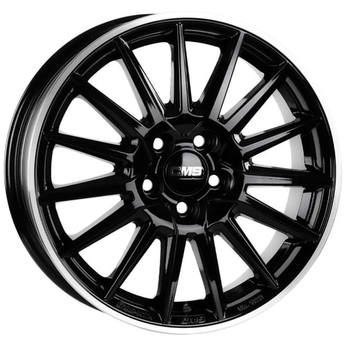 6.0X15" PCD 4X98 CMS 1264 ET40 58.10 mm Diamond Rim Black Gloss