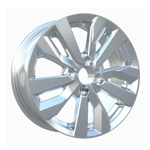 6.0X15" PCD4X100 AGT Wheels 15195 ET67.1 Full Silver 67.1 mm