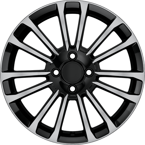 6.5X16" PCD 4X100 AGT Wheels 16279 ET37 73.10 mm Gloss Black Diamond