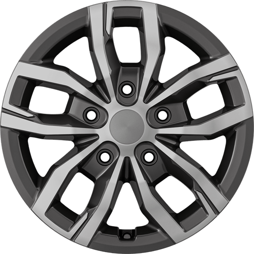 6.0X16" PCD 5X118 AGT Wheels 16275 ET68 71.10 mm Titan Diamond