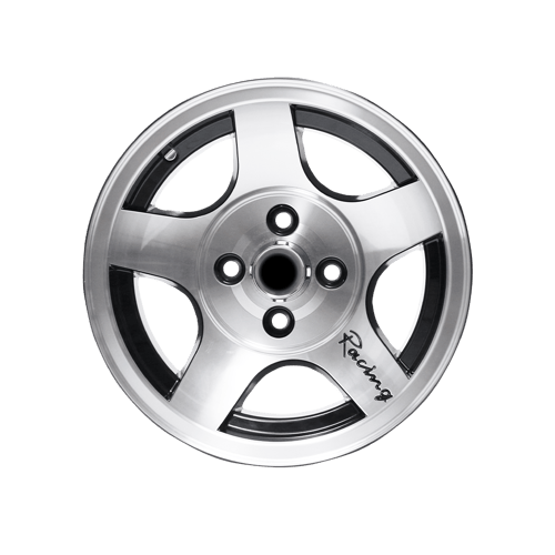 6.5X13" PCD4X98 AGT Wheels 335 ET10 Black Diamond 58.6 mm