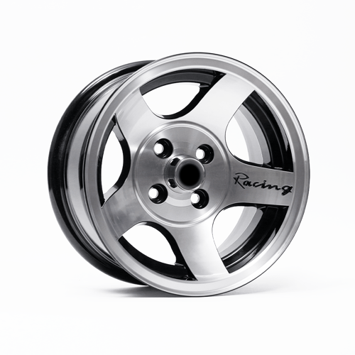 6.5X13" PCD4X98 AGT Wheels 335 ET10 Black Diamond 58.6 mm