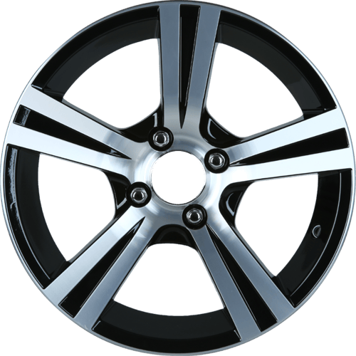 6.5X15" PCD 4X100 AGT Wheels 506 ET35 67.10 mm Black Diamond