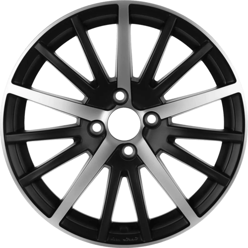 6.5X15" PCD 4X100 CMS CMS-465-03 ET35 Diamond Matt Black 67.2 mm