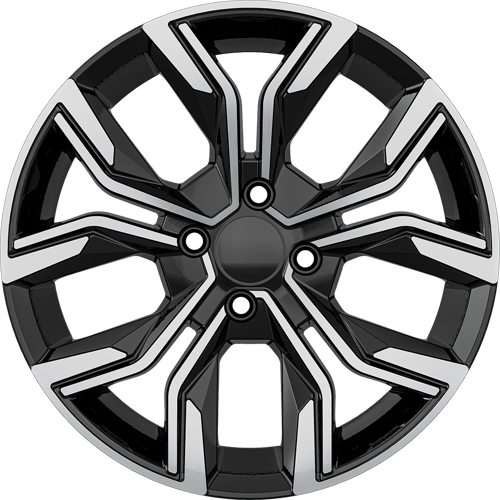 6.5X15" PCD 4X100 FD Wheels 151586 BLACK DIAMOND ET35 67.1 mm