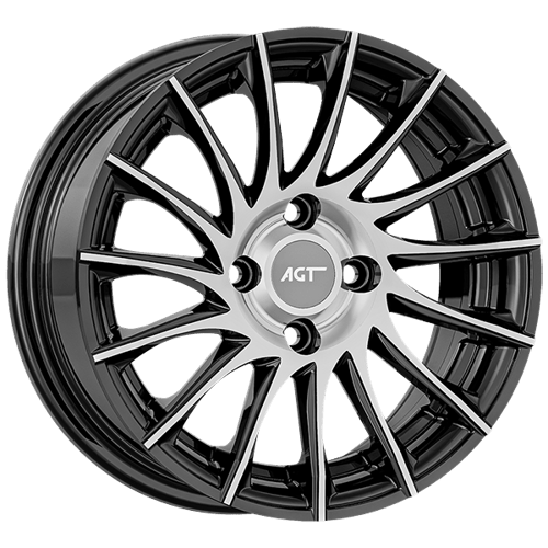 6.5X15" PCD 4X100 FD Wheels 503 BLACK DIAMOND ET35 67.1 mm
