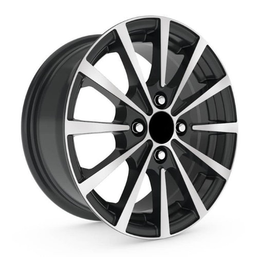 6.5X15" PCD 4X100 Kormetal 215 BLACK DIAMOND ET35 67.2 mm