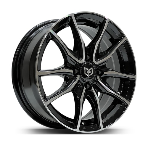6.5X15" PCD 4X100 Tork TRK-3741 ET35 Black Machined 73.1 mm