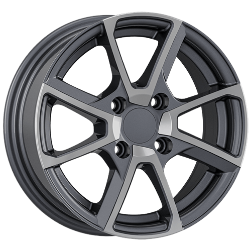 6.5X15" PCD 4X108 AGT Wheels 15040 67.10 mm Gun Metal Diamond