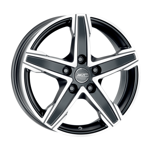 6.5X15" PCD 4X108 AGT Wheels 15256 Napoli ET35 67.1 mm TITAN DIAMOND