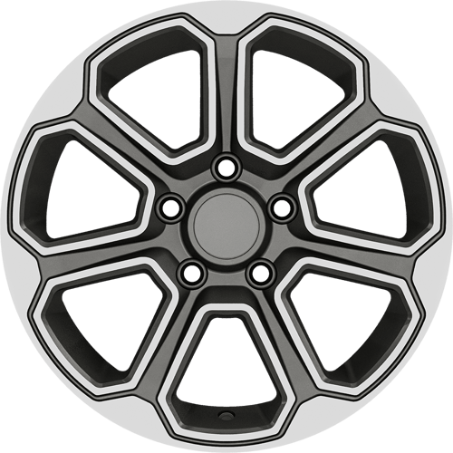 6.5X15" PCD 4X108 AGT Wheels 15285 ET35 63.40 mm Matt Titan Diamond