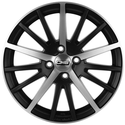 6.5X15" PCD 4X108 CMS 465 ET15 65.10 mm Diamond Matt Black