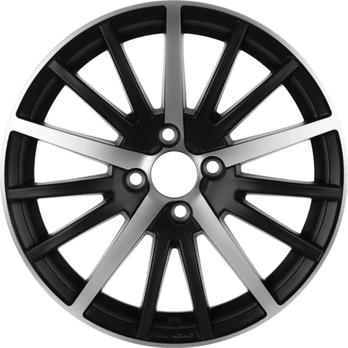 6.5X15" PCD 4X108 CMS CMS-465-06 ET38 Diamond Matt Black 67.2 mm