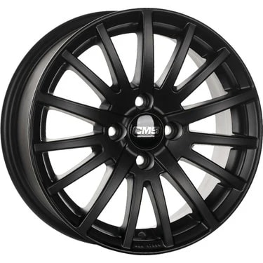 6.5X15" PCD 5X100 CMS 465 ET43 57.10 mm Complete Matt Black