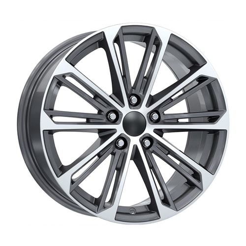 6.5X15" PCD 5X100 FD Wheels JM515 BLACK DIAMOND  ET35 57.1mm