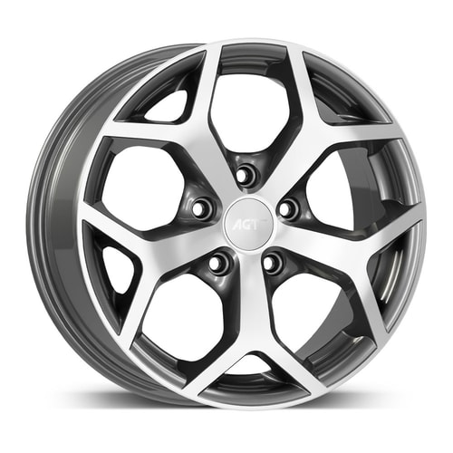 6.5X15" PCD 5X108 AGT Wheels 519  ET38 63.4 mm Titanium Diamond