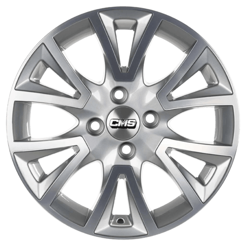 6.5X15" PCD 5X108 CMS 832 Diamond Silver Racing  ET40 67.2 mm