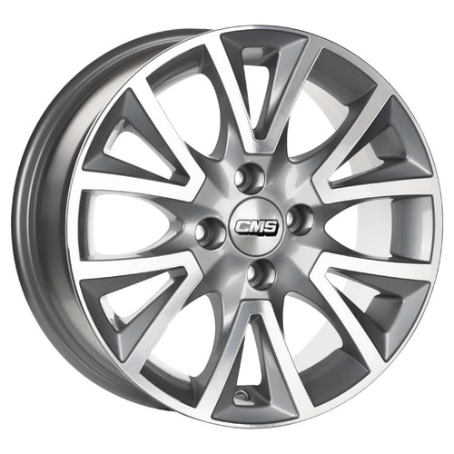 6.5X15" PCD 5X108 CMS 832 Diamond Silver Racing  ET40 67.2 mm