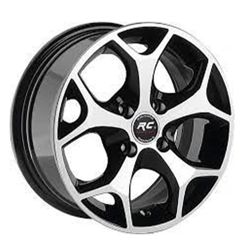 6.5X15" PCD 5x108 Truva Wheels 547 Black Finish ET35 63.4 mm