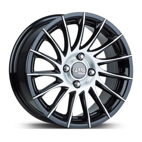 6.5X15" PCD 5X112 Carre CAR-503 ET35 Black Machined 66.6 mm