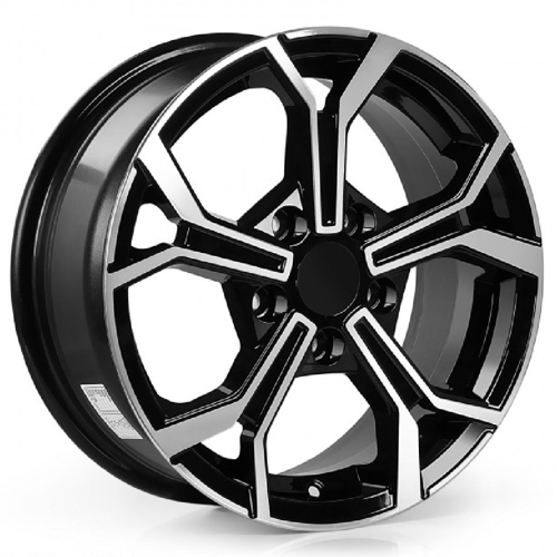 6.5X15" PCD 5X112 STW Wheels 516 ET35 57.1 mm BLACK DIAMOND