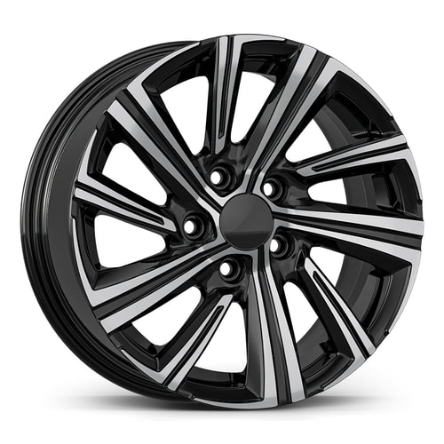6.5X15" PCD 5X114 AGT Wheels 15237 60.10 mm Gloss Black Diamond