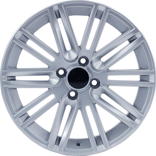 6.5X15" PCD4X100 AGT Wheels 15A01 ET35 Full Silver 67.1 mm