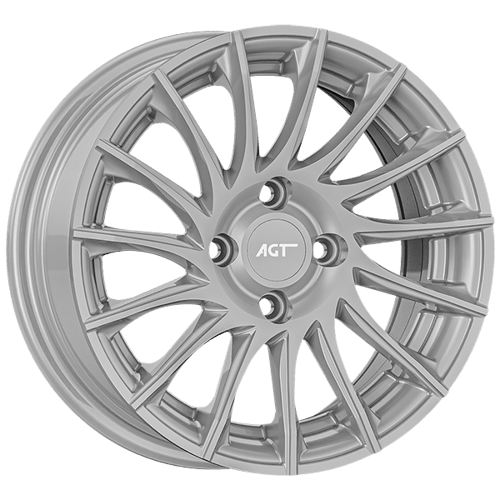 6.5X15" PCD4X100 FD Wheels 503 ET35 Full Silver 67.1 mm