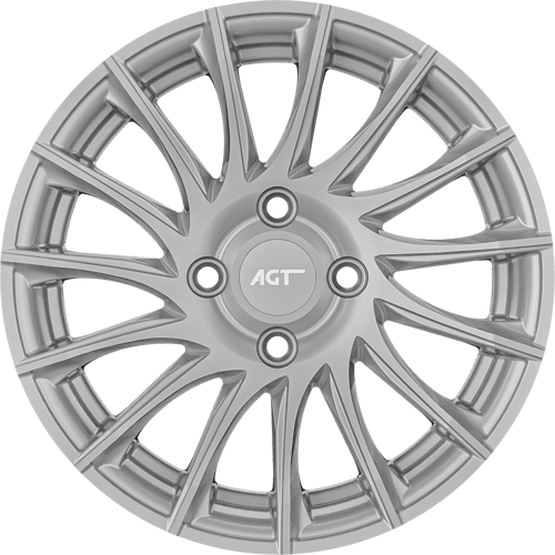6.5X15" PCD4X100 FD Wheels 503 ET35 Full Silver 67.1 mm
