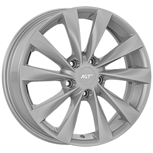 6.5X16" PCD 4X100 AGT Wheels 16031-1 ET35 67.10 mm Full Silver