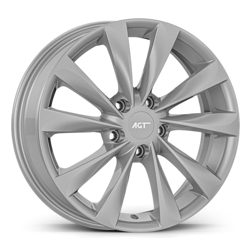 6.5X16" PCD 4X100 AGT Wheels 16031-1 ET35 67.10 mm Full Silver